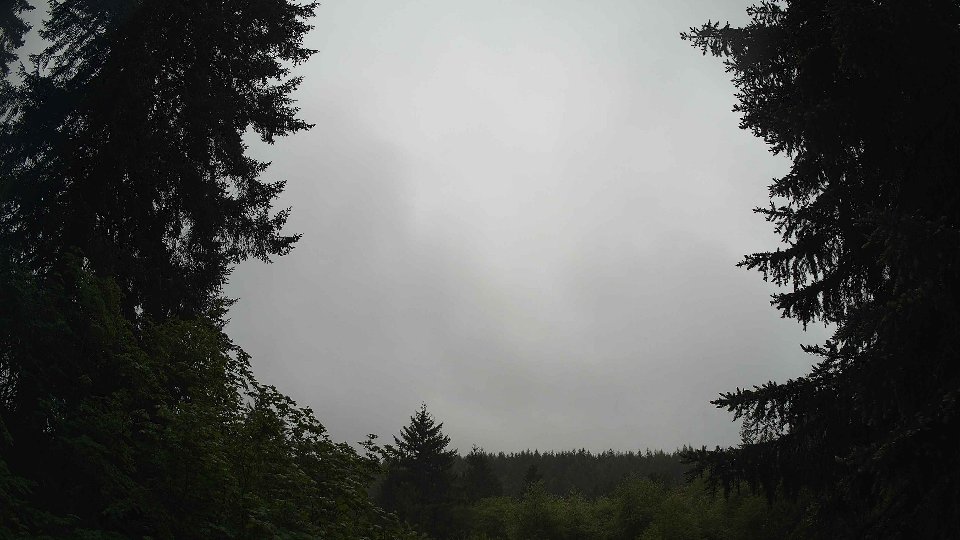 Pacific Northwest skyline timelapse on May 23, 2026 at 8:00 AM