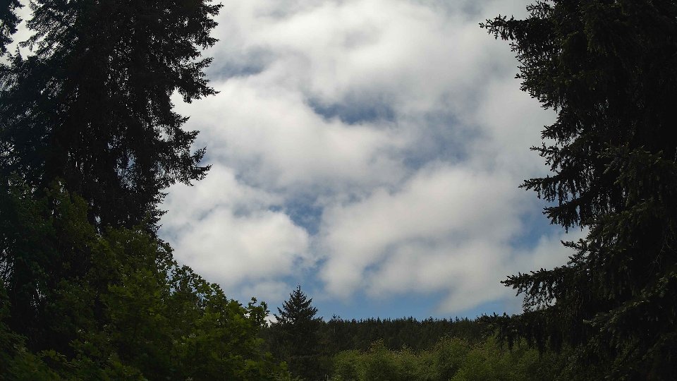 Pacific Northwest skyline timelapse on May 23, 2026 at 12:00 PM