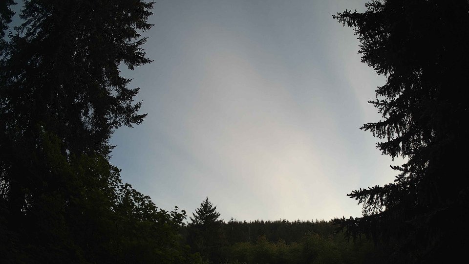 Pacific Northwest skyline timelapse on May 23, 2026 at 8:00 PM