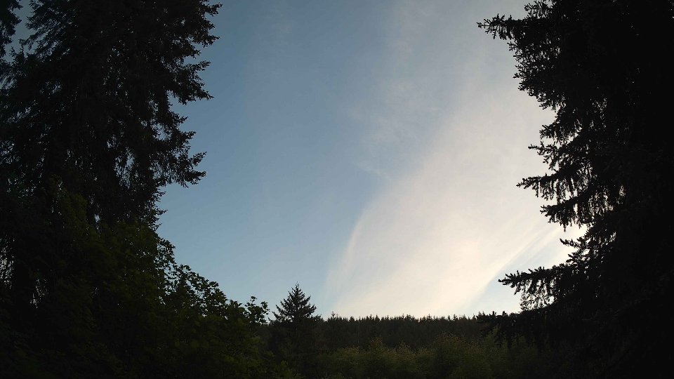 Pacific Northwest skyline timelapse on May 23, 2026 at 8:30 PM