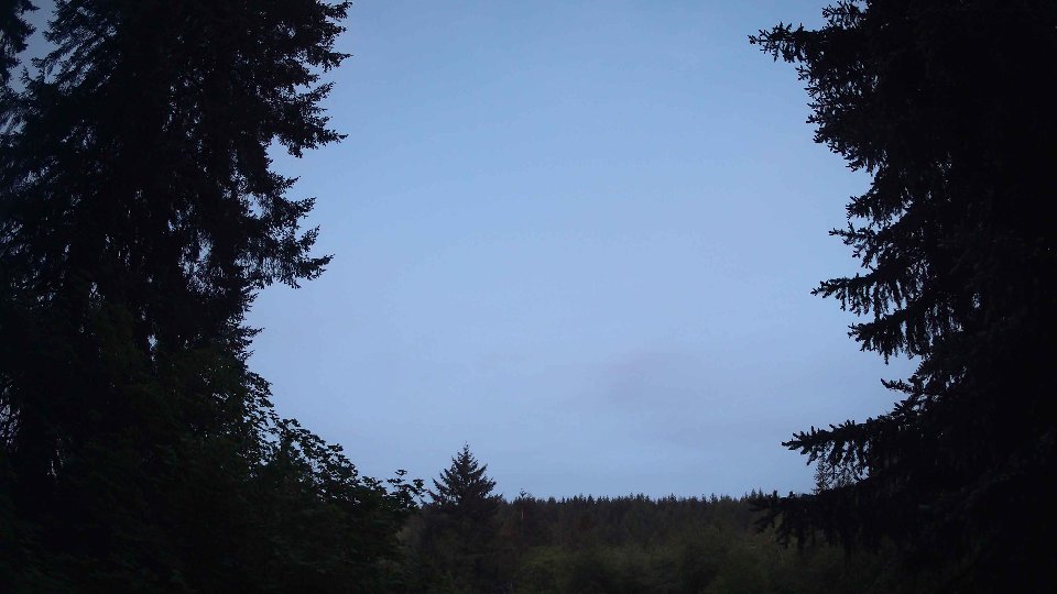 Pacific Northwest skyline timelapse on May 24, 2026 at 5:15 AM