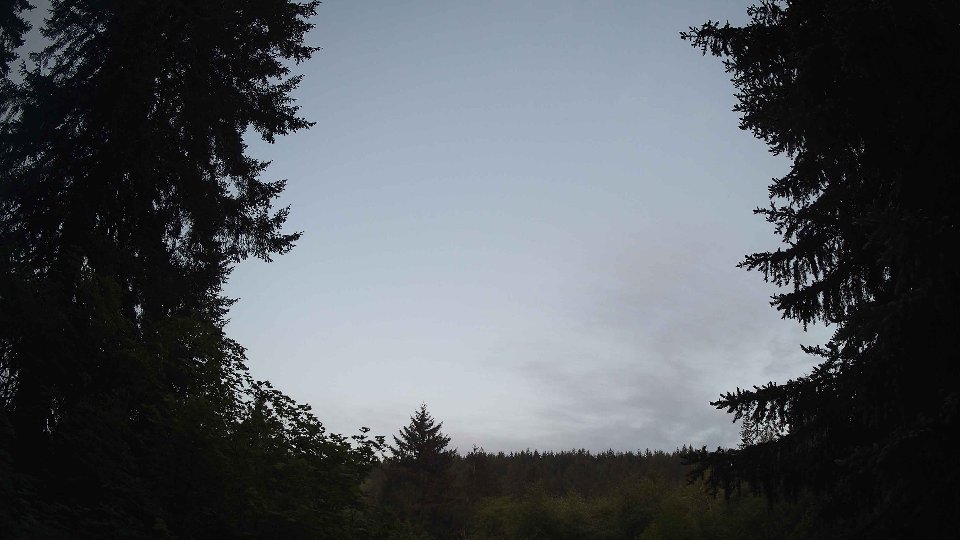 Pacific Northwest skyline timelapse on May 24, 2026 at 5:30 AM