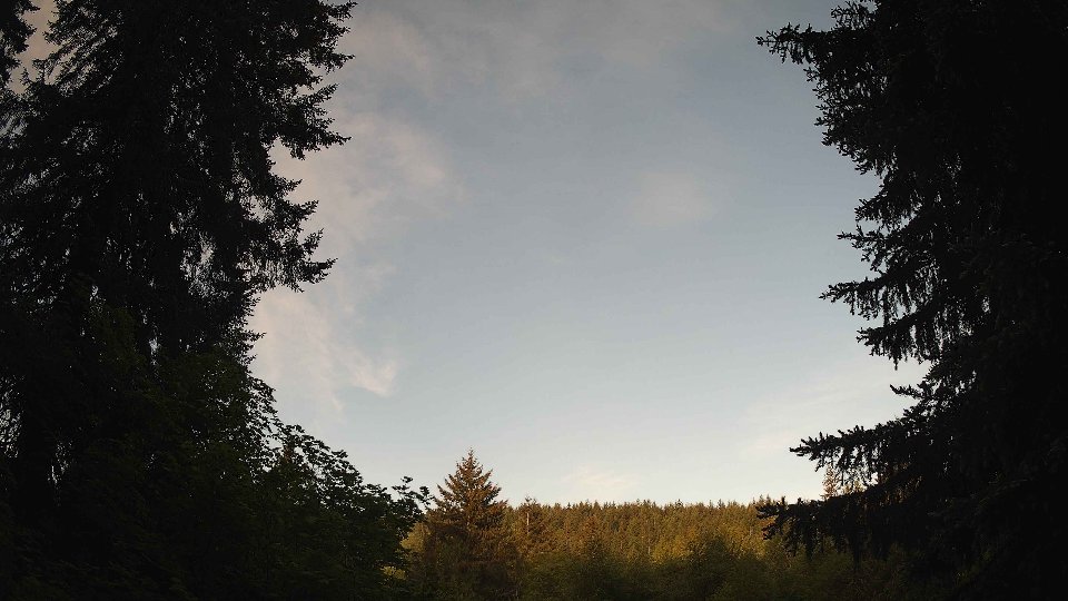 Pacific Northwest skyline timelapse on May 24, 2026 at 6:45 AM