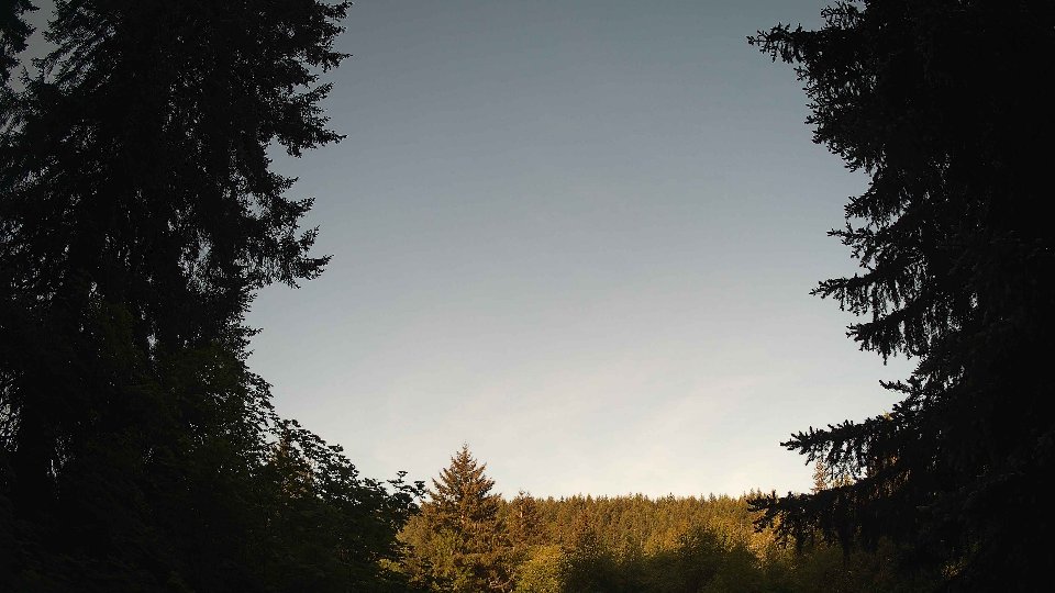 Pacific Northwest skyline timelapse on May 24, 2026 at 7:15 AM