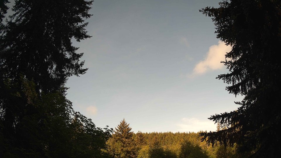 Pacific Northwest skyline timelapse on May 24, 2026 at 7:45 AM