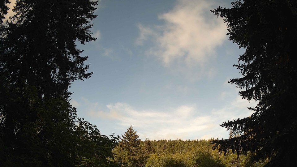 Pacific Northwest skyline timelapse on May 24, 2026 at 8:00 AM