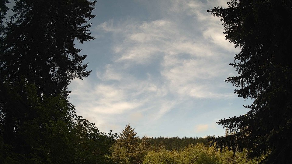Pacific Northwest skyline timelapse on May 24, 2026 at 8:15 AM
