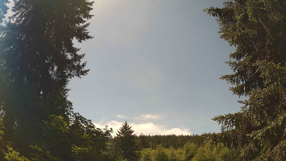Pacific Northwest skyline timelapse on May 24, 2026 at 12:45 PM