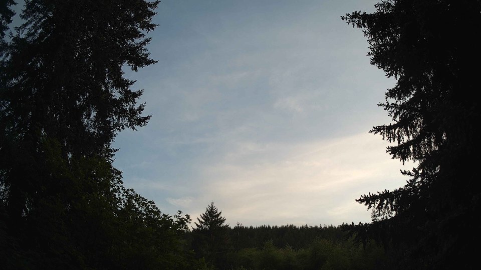 Pacific Northwest skyline timelapse on May 24, 2026 at 8:30 PM