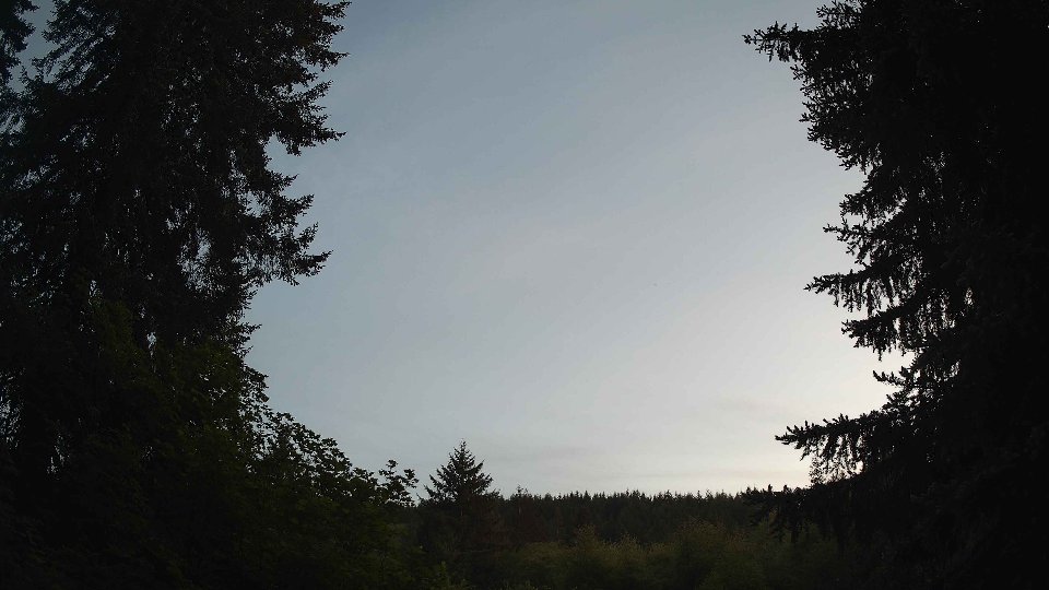Pacific Northwest skyline timelapse on May 24, 2026 at 8:45 PM