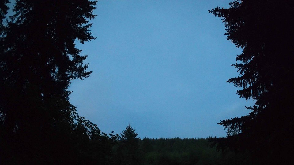 Pacific Northwest skyline timelapse on May 24, 2026 at 5:00 AM
