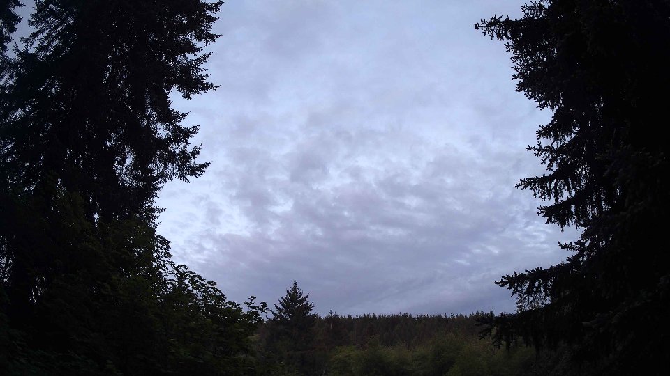 Pacific Northwest skyline timelapse on May 25, 2026 at 5:30 AM