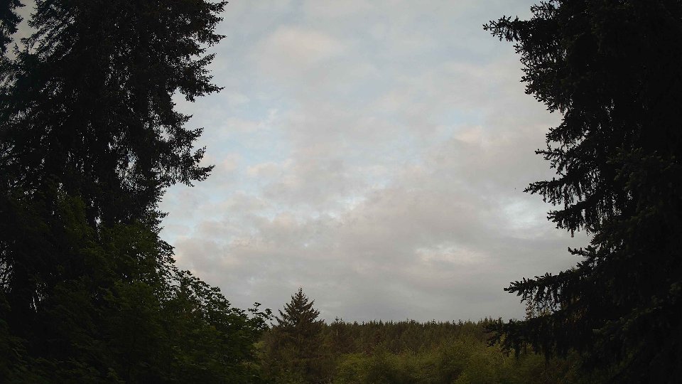 Pacific Northwest skyline timelapse on May 25, 2026 at 6:00 AM