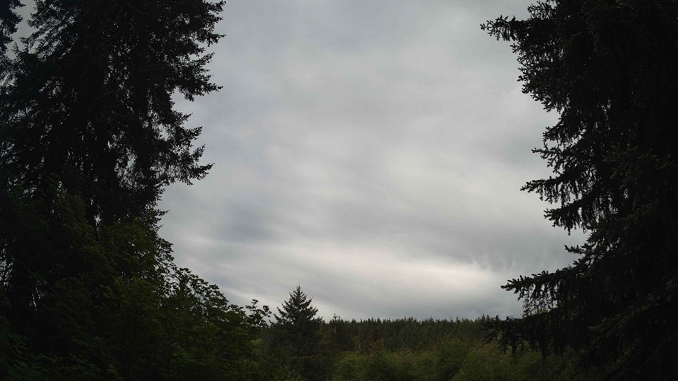 Pacific Northwest skyline timelapse on May 25, 2026 at 8:15 AM