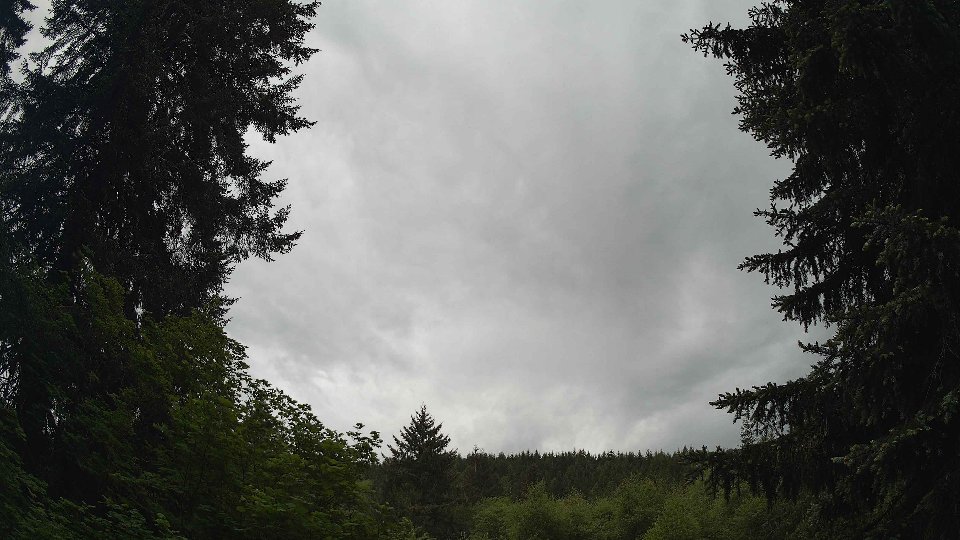 Pacific Northwest skyline timelapse on May 25, 2026 at 11:00 AM