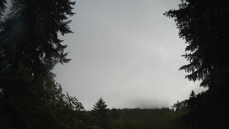 Pacific Northwest skyline timelapse on May 25, 2026 at 5:00 PM