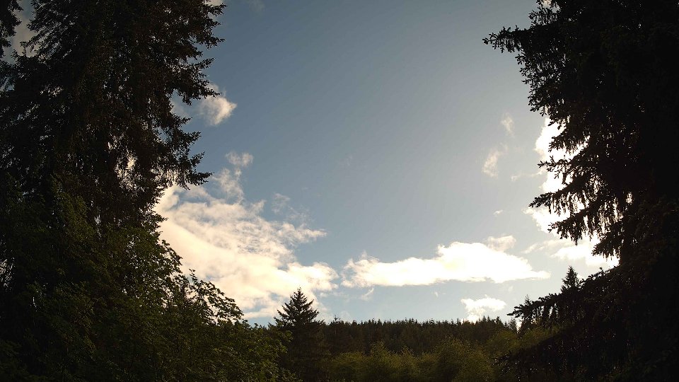 Pacific Northwest skyline timelapse on May 25, 2026 at 6:00 PM