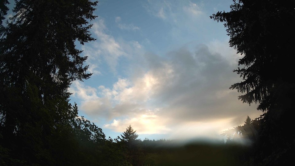 Pacific Northwest skyline timelapse on May 25, 2026 at 7:45 PM