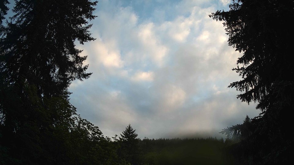 Pacific Northwest skyline timelapse on May 25, 2026 at 8:15 PM