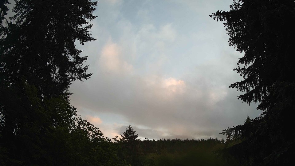 Pacific Northwest skyline timelapse on May 25, 2026 at 8:30 PM