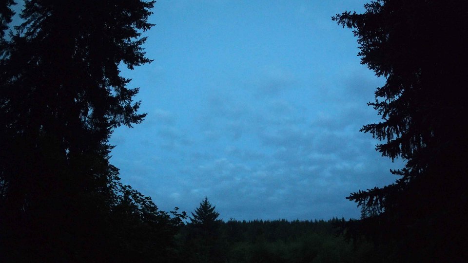 Pacific Northwest skyline timelapse on May 25, 2026 at 5:00 AM