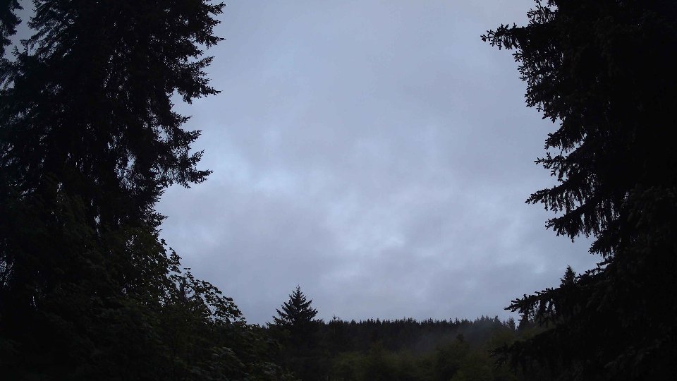 Pacific Northwest skyline timelapse on May 26, 2026 at 5:15 AM