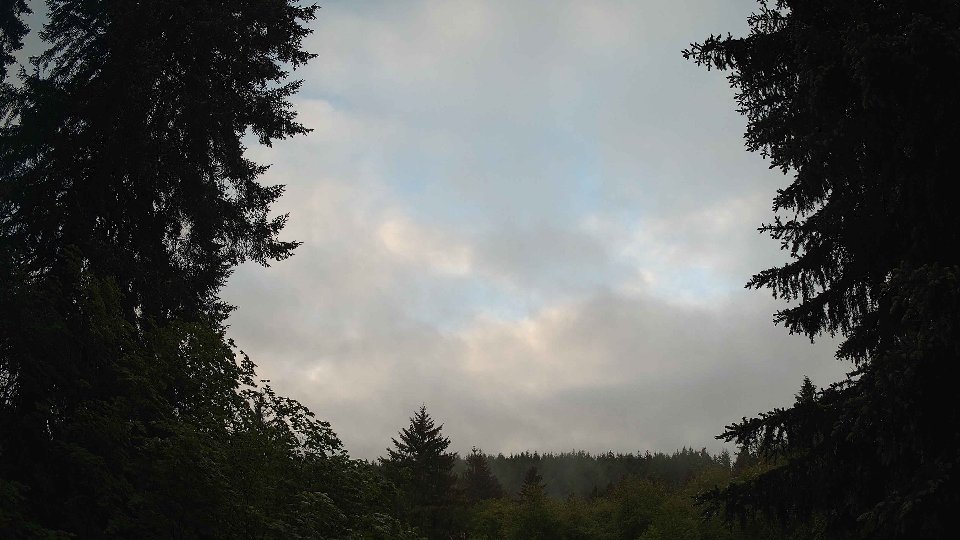 Pacific Northwest skyline timelapse on May 26, 2026 at 6:15 AM