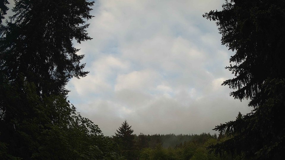 Pacific Northwest skyline timelapse on May 26, 2026 at 6:45 AM
