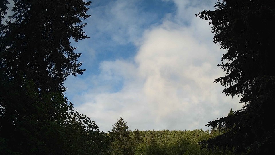 Pacific Northwest skyline timelapse on May 26, 2026 at 7:30 AM