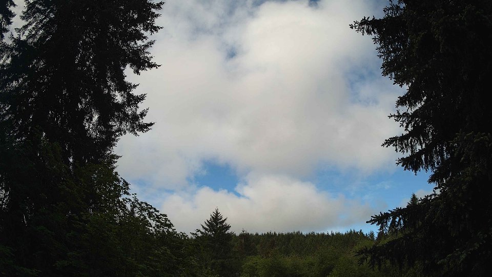 Pacific Northwest skyline timelapse on May 26, 2026 at 8:45 AM