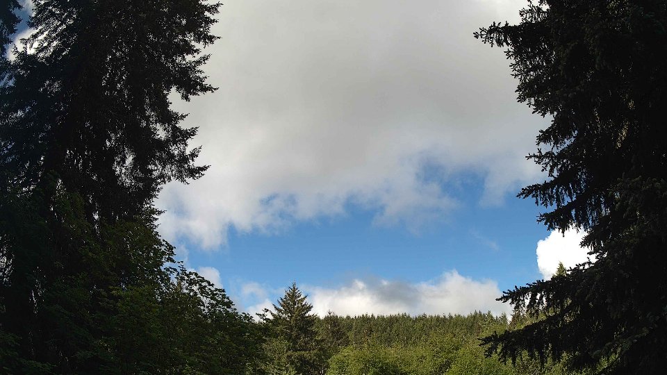 Pacific Northwest skyline timelapse on May 26, 2026 at 9:15 AM