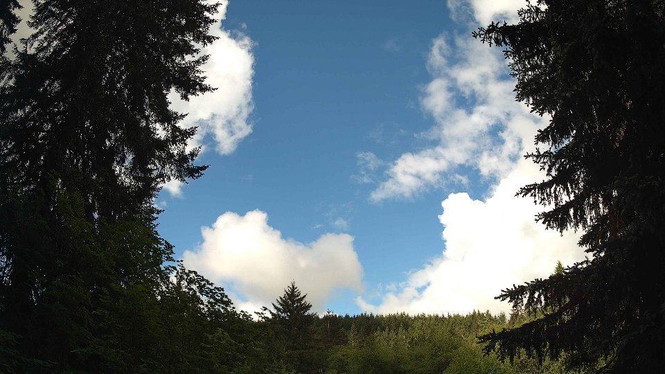 Pacific Northwest skyline timelapse on May 26, 2026 at 9:30 AM