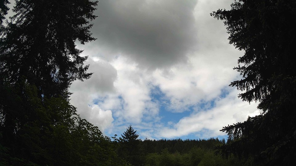 Pacific Northwest skyline timelapse on May 26, 2026 at 10:30 AM