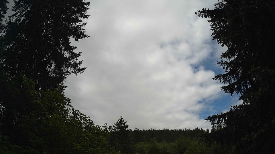 Pacific Northwest skyline timelapse on May 26, 2026 at 11:45 AM