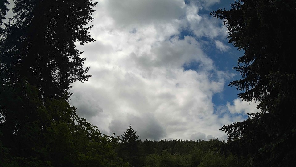 Pacific Northwest skyline timelapse on May 26, 2026 at 12:15 PM