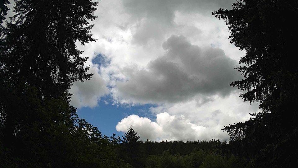 Pacific Northwest skyline timelapse on May 26, 2026 at 12:30 PM