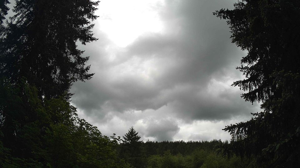 Pacific Northwest skyline timelapse on May 26, 2026 at 12:45 PM