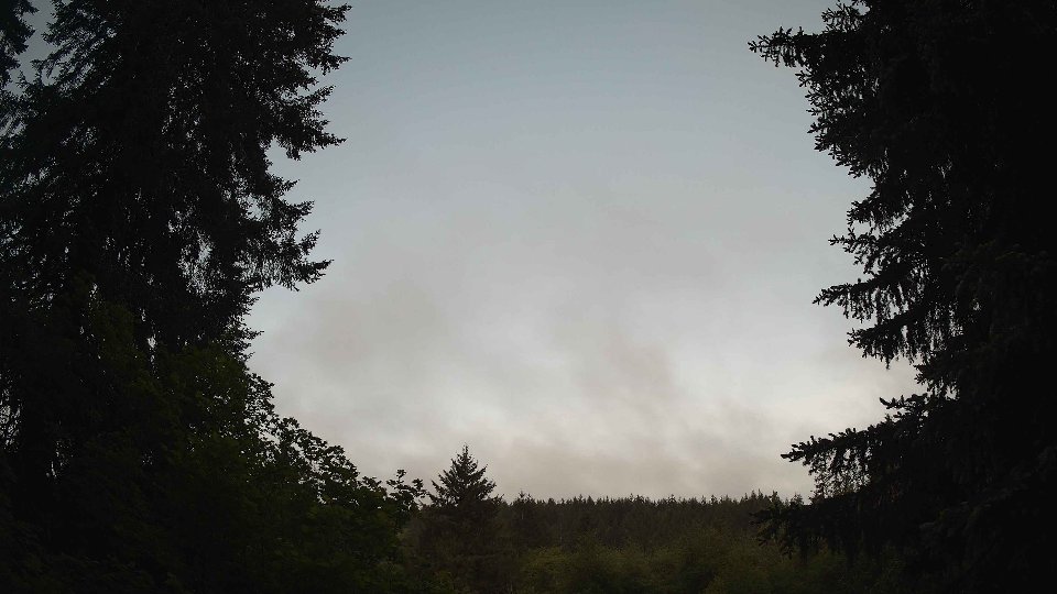 Pacific Northwest skyline timelapse on May 27, 2026 at 5:30 AM