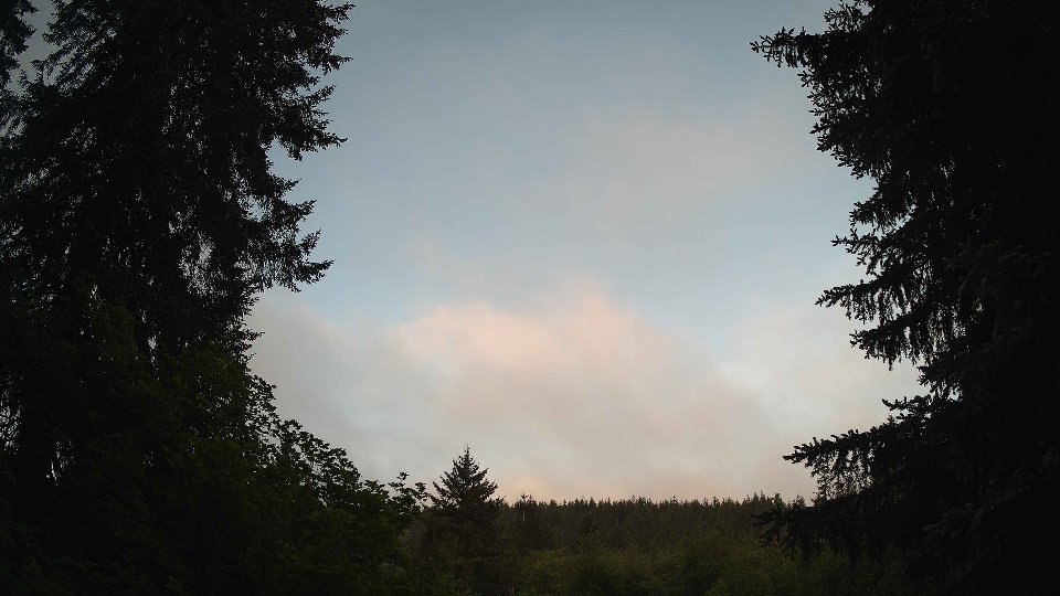 Pacific Northwest skyline timelapse on May 27, 2026 at 6:00 AM
