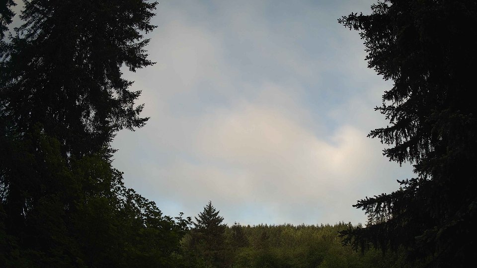 Pacific Northwest skyline timelapse on May 27, 2026 at 7:00 AM