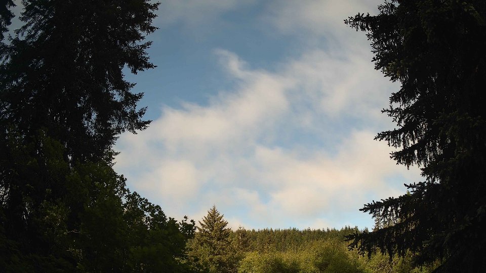 Pacific Northwest skyline timelapse on May 27, 2026 at 8:00 AM