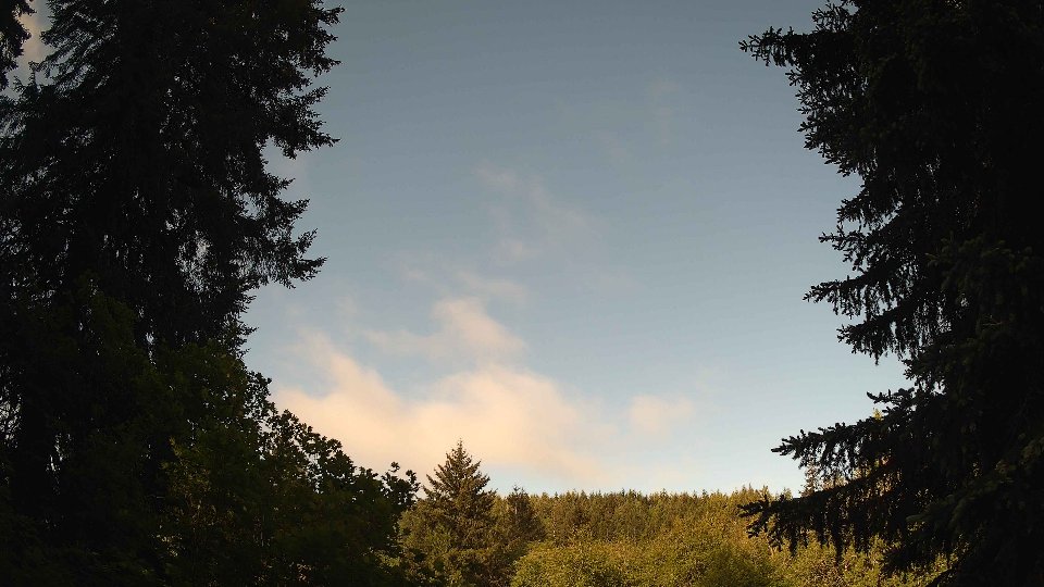Pacific Northwest skyline timelapse on May 27, 2026 at 8:15 AM