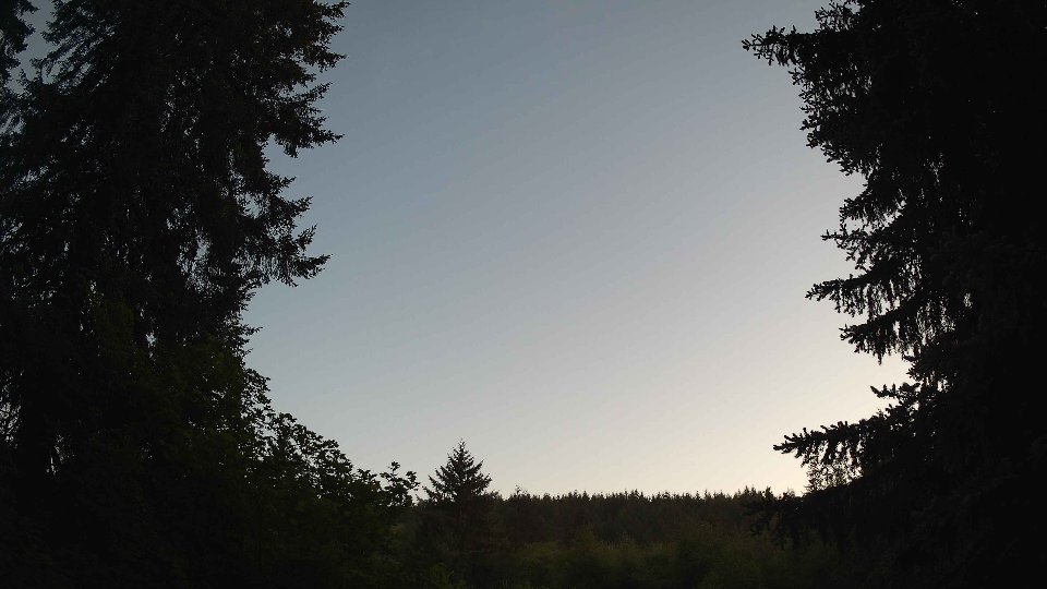 Pacific Northwest skyline timelapse on May 27, 2026 at 8:45 PM
