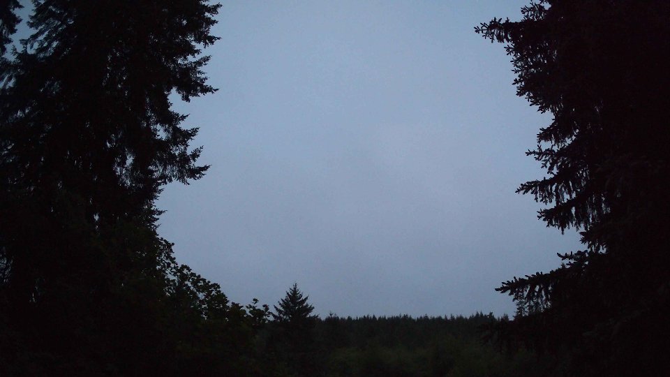 Pacific Northwest skyline timelapse on May 27, 2026 at 5:00 AM