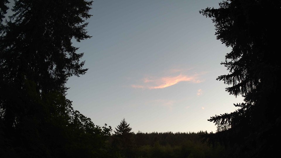 Pacific Northwest skyline timelapse on May 27, 2026 at 8:59 PM