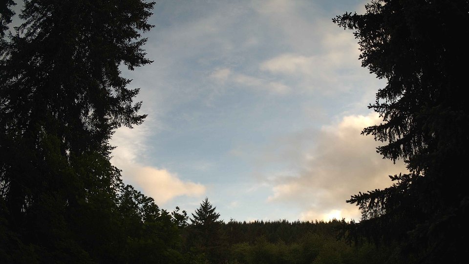Pacific Northwest skyline timelapse on May 28, 2026 at 7:45 PM