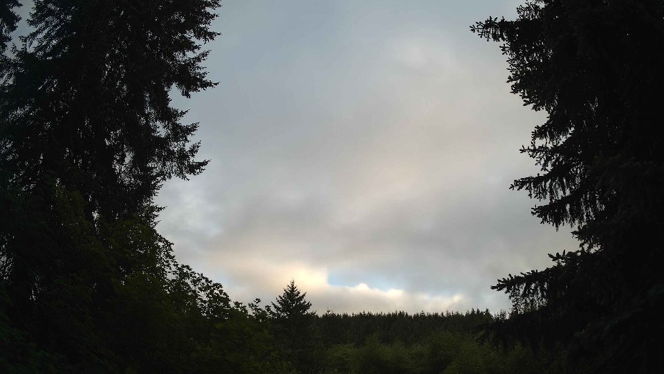 Pacific Northwest skyline timelapse on May 28, 2026 at 8:00 PM