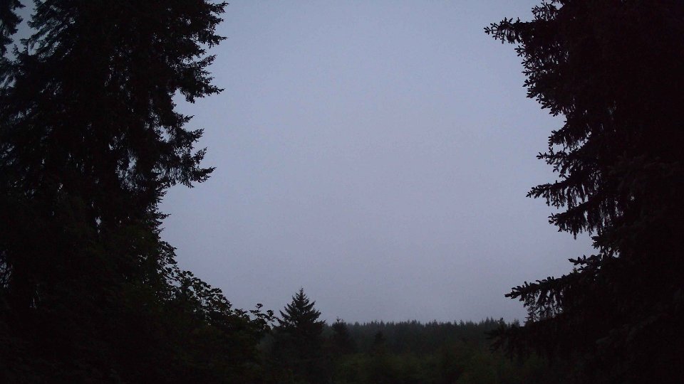 Pacific Northwest skyline timelapse on May 28, 2026 at 5:00 AM