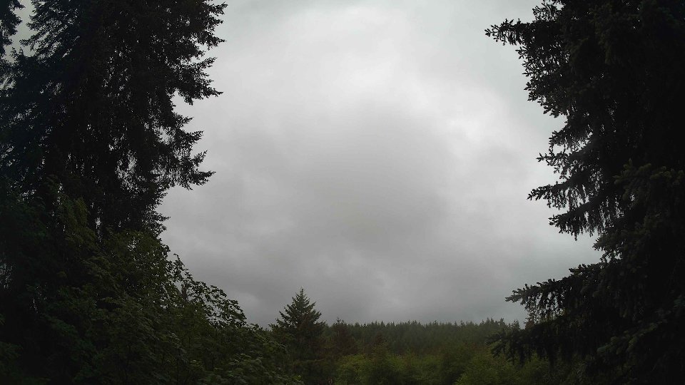 Pacific Northwest skyline timelapse frame from May 29th, 2026 at 5:45 AM