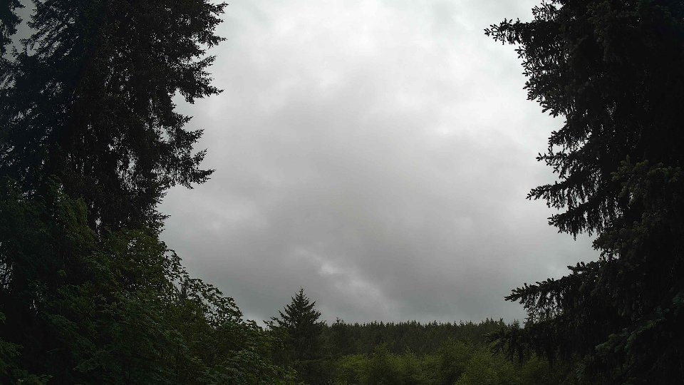 Pacific Northwest skyline timelapse frame from May 29th, 2026 at 6:45 AM
